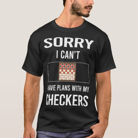 Sorry dat ik geen cheques verkies t-shirt (Voorkant)