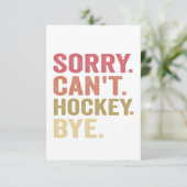 Sorry dat ik geen hekkensluiter ben. bedankkaart (Staand voorkant)