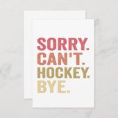 Sorry dat ik geen hekkensluiter ben. bedankkaart (Voorkant / Achterkant)