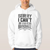 Sorry dat ik geen honkbal heb hoodie (Voorkant)