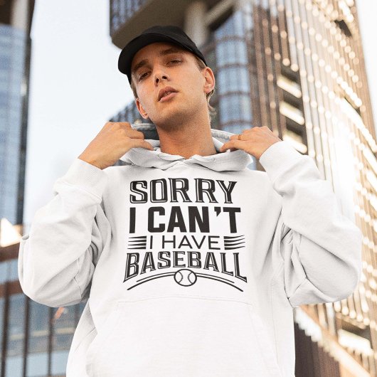 Sorry dat ik geen honkbal heb hoodie