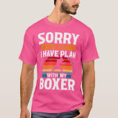 Sorry dat ik geen plan heb met mijn bokser t-shirt (Voorkant)