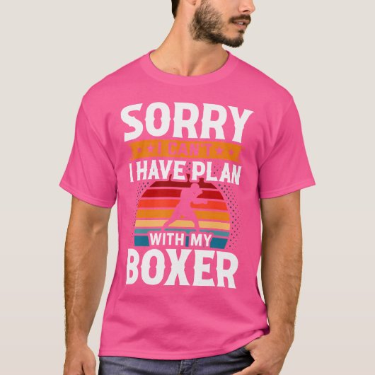 Sorry dat ik geen plan heb met mijn bokser t-shirt (Voorkant)