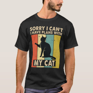 Sorry dat ik geen plannen heb met mijn Cat Lover K T-shirt