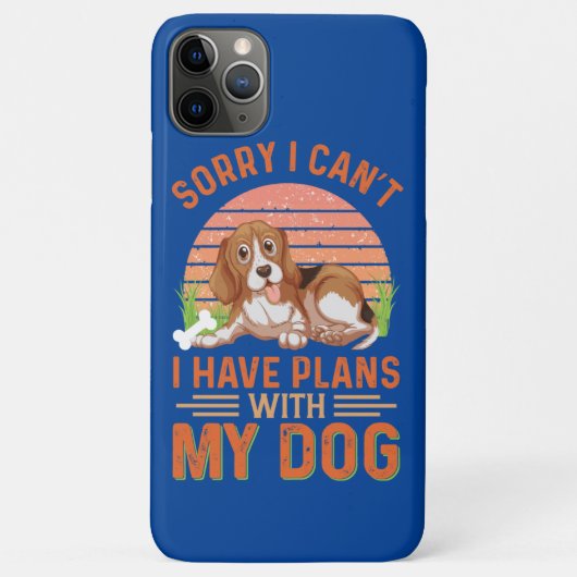 Sorry dat ik geen plannen heb met mijn hond Case-Mate iPhone case (Achterkant)