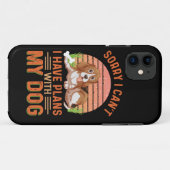 Sorry dat ik geen plannen heb met mijn hond Case-Mate iPhone case (Achterkant (horizontaal))