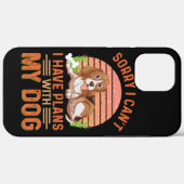 Sorry dat ik geen plannen heb met mijn hond Case-Mate iPhone case (Achterkant (horizontaal))
