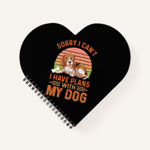 Sorry dat ik geen plannen heb met mijn hond notitieboek