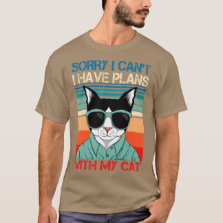 Sorry dat ik geen plannen heb met mijn kat - 9 t-shirt