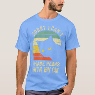 Sorry dat ik geen plannen heb met mijn kat t-shirt