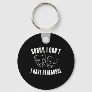 Sorry dat ik geen repetitieve theaterdramaskers he sleutelhanger