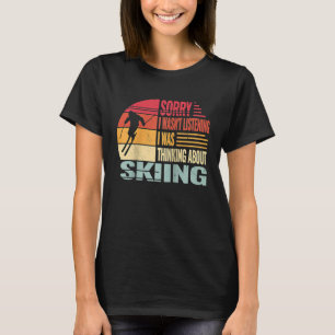 Sorry dat ik geen sneeuwskiester en sneeuwherrie l t-shirt