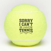Sorry dat ik geen tennis heb tennisballen (Voorkant)