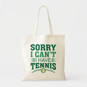 Sorry dat ik geen tennis heb tote bag