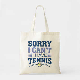 Sorry dat ik geen tennis heb tote bag