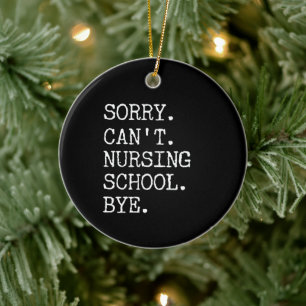 Sorry dat ik geen verpleegschool kan verzorgen. Da Keramisch Ornament