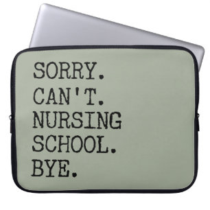 Sorry dat ik geen verpleegschool kan verzorgen. Da Laptop Sleeve