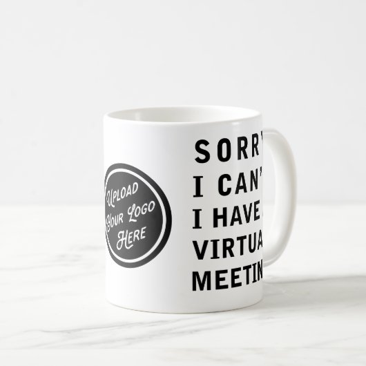 Sorry dat ik geen Virtual Meeting-Logo heb Koffiemok (Voorkant rechts)