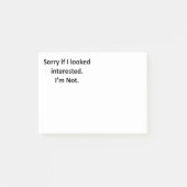 Sorry dat ik geïnteresseerd leek post-it® notes (Voorkant)