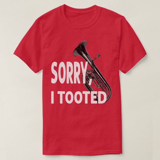 Sorry dat ik getookt was t-shirt (Design voorkant)
