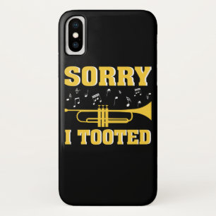 Sorry dat ik getookte Trumpet Player-cadeautjes he Case-Mate iPhone Case