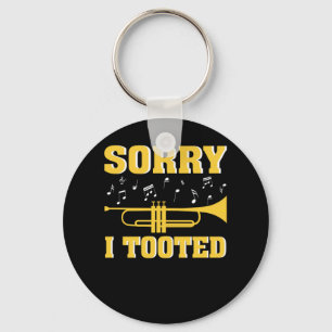 Sorry dat ik getookte Trumpet Player-cadeautjes he Sleutelhanger