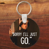 "Sorry dat ik gewoon ga" Sleutelhanger (Voorkant)