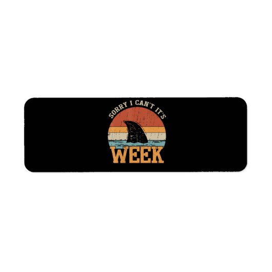 Sorry dat ik haar week geen grappige haaiengeschen etiket (Voorkant)