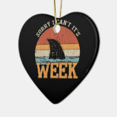 Sorry dat ik haar week geen grappige haaiengeschen keramisch ornament (Links)
