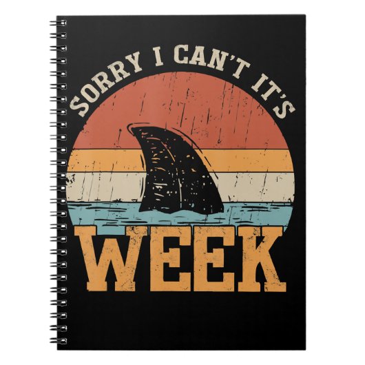 Sorry dat ik haar week geen grappige haaiengeschen notitieboek (Voorkant)