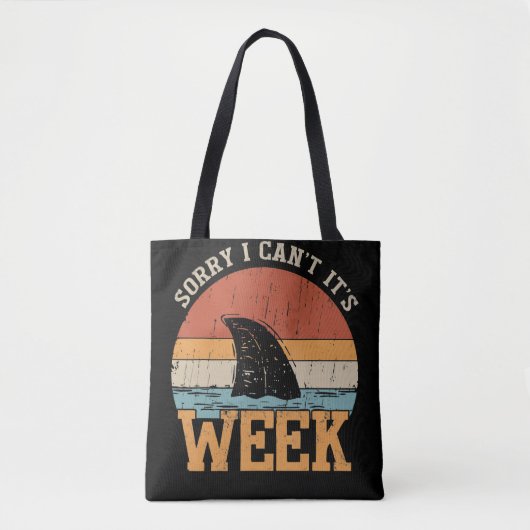 Sorry dat ik haar week geen grappige haaiengeschen tote bag (Voorkant)
