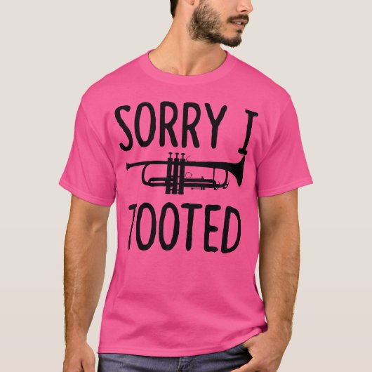Sorry dat ik heb gekozen - trompet Shirt voor trom (Voorkant)