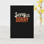 Sorry dat ik het niet erg vind kaart (Gele Bloem)