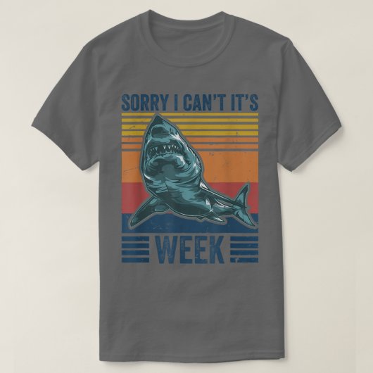 Sorry dat ik het niet kan, het is een week grappig t-shirt (Design voorkant)