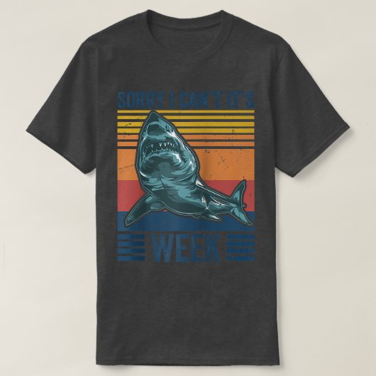 Sorry dat ik het niet kan, het is een week grappig t-shirt (Design voorkant)