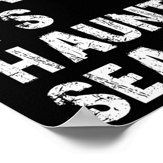 Sorry dat ik het niet kan, het is het spookseizoen poster (Hoek)