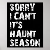 Sorry dat ik het niet kan, het is het spookseizoen poster (Voorkant)