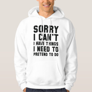 Sorry dat ik het niet kan. hoodie