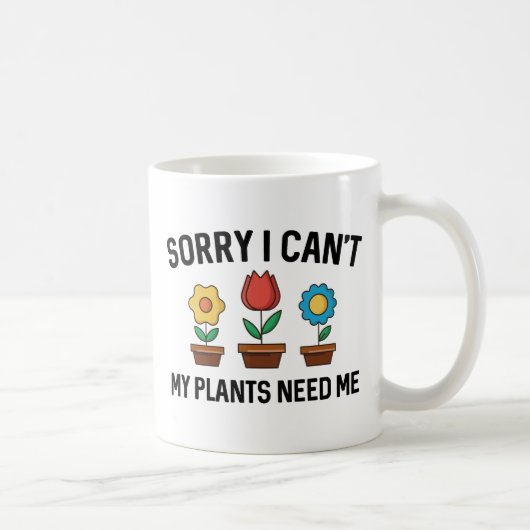 Sorry dat ik het niet kan. koffiemok (Rechts)