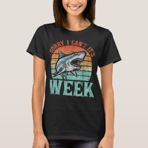 Sorry dat ik het niet kan - marinier bioloog haaie t-shirt