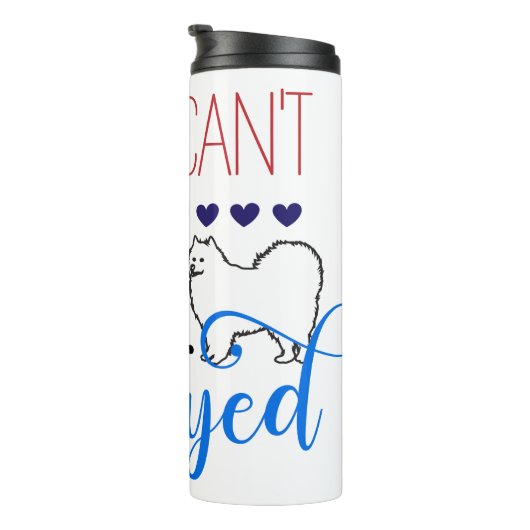 Sorry dat ik het niet kan: Samoyed Plannen wachten Thermosbeker (Geroteerd rechts)