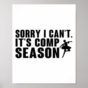 Sorry dat ik het seizoen niet kan meemaken Cheer G Poster