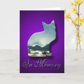 Sorry dat ik hoor dat er een kat-sympathiekaart ve kaart (Gele Bloem)