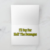 Sorry dat ik in je auto heb geduwd grappig specifi kaart (Binnen)