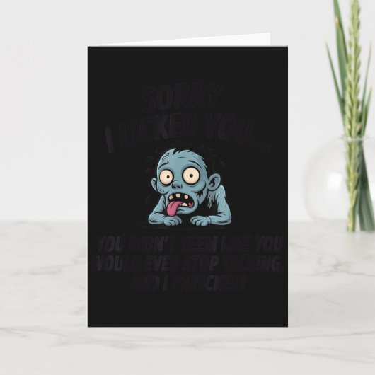 Sorry dat ik je aflikte, je leek niet iemand die kaart (Voorkant)