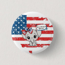 Sorry dat ik je beledigd heb met feiten Chibi Elep Ronde Button 3,2 Cm