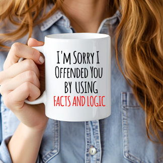 Sorry dat ik je beledigd heb met feiten & logica G Grote Koffiekop