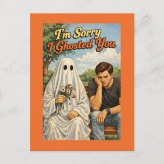 Sorry dat ik je ghostte (Vrouw naar Man) Briefkaart
