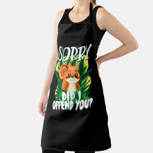 Sorry dat ik je heb beledigd? schort (Insitu)