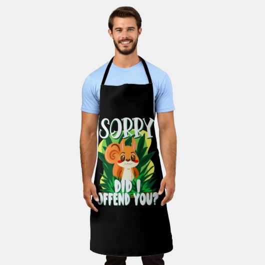 Sorry dat ik je heb beledigd? schort (Gedragen)